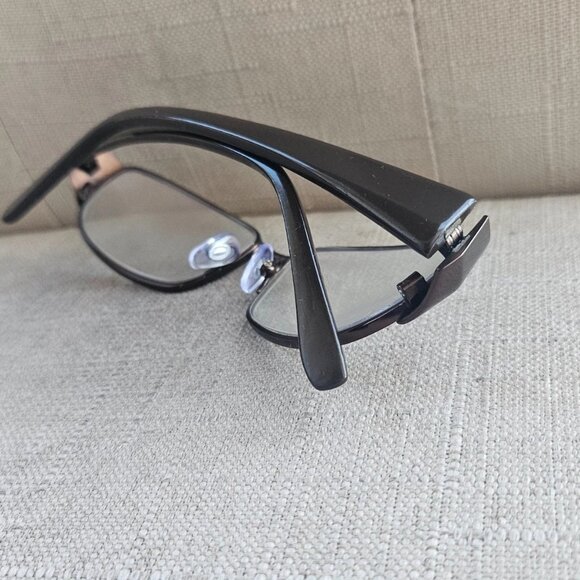 Vintage AO Eyeglasses Frame American Optical Safety Dark Brown Glasses Wrap Styl main image 10